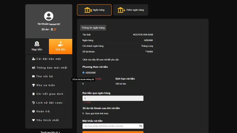 Cách rút tiền tiện lợi thông qua ngân hàng